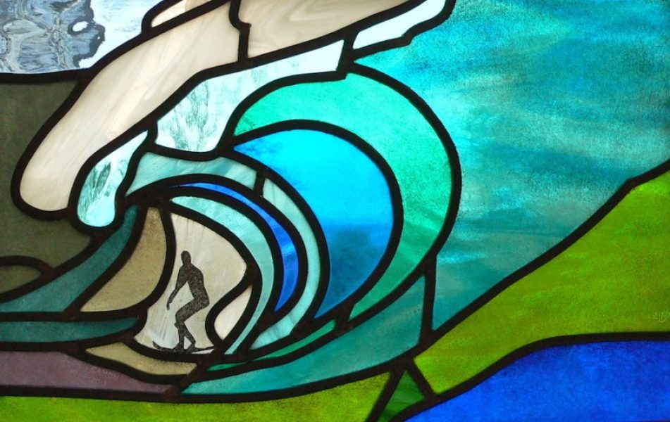 surferstainedglass